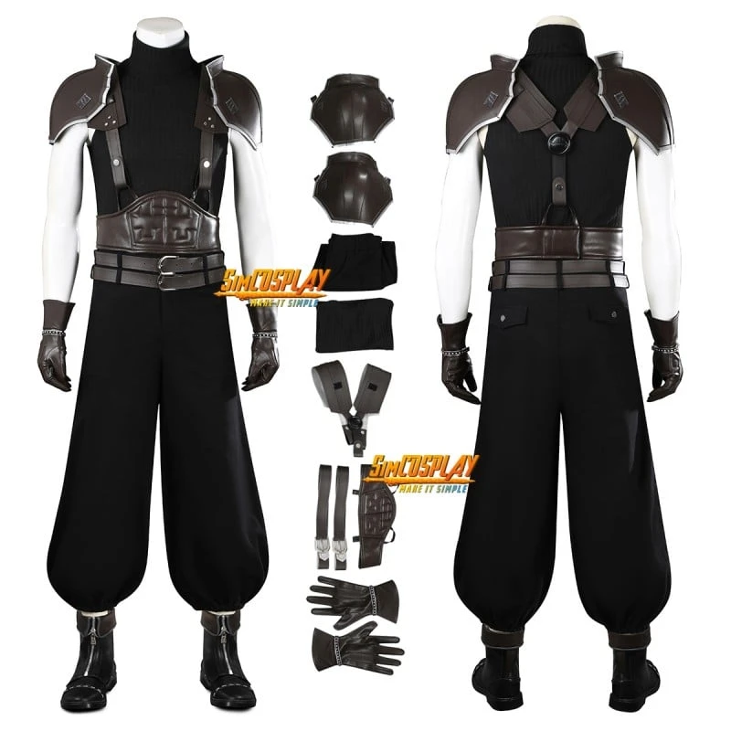 Final Fantasy VII Rebirth Zack Fair Cosplay Costume Top Level
