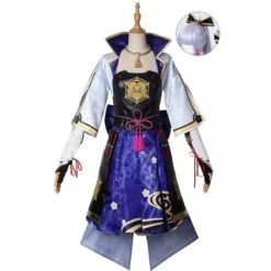 Genshin Impact Ayaka Dress Up Cosplay Costume Top Level