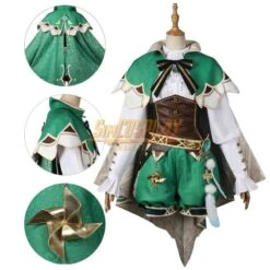 Genshin Impact Venti Cosplay Costume Promotional Edition