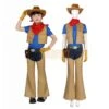 Girls Halloween Gifts Cowgirl Princess Peach Cosplay Costume