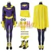 Knights Of Gotham Bat Girls Barbara Cosplay Costumes Purple Suit For Female Cosplay Ver.2