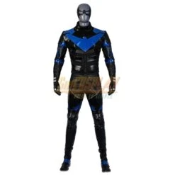 Gotham Knights Nightwing Cosplay Costume Leather Nightwing Suit -Simcosplay Outlet Store gotham knights nightwing cosplay costume leather nightwing suit 10