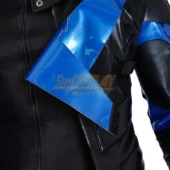 Gotham Knights Nightwing Cosplay Costume Leather Nightwing Suit -Simcosplay Outlet Store gotham knights nightwing cosplay costume leather nightwing suit 25
