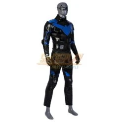 Gotham Knights Nightwing Cosplay Costume Leather Nightwing Suit -Simcosplay Outlet Store gotham knights nightwing cosplay costume leather nightwing suit 3