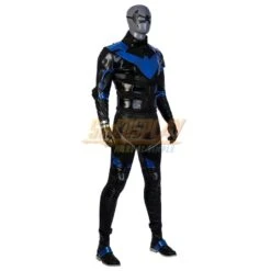 Gotham Knights Nightwing Cosplay Costume Leather Nightwing Suit -Simcosplay Outlet Store gotham knights nightwing cosplay costume leather nightwing suit 6