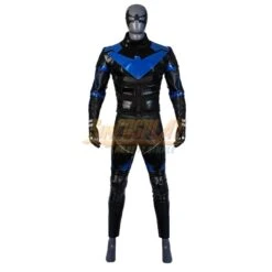 Gotham Knights Nightwing Cosplay Costume Leather Nightwing Suit -Simcosplay Outlet Store gotham knights nightwing cosplay costume leather nightwing suit 7