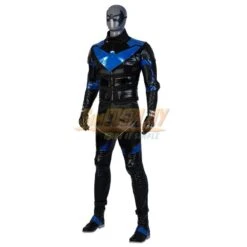 Gotham Knights Nightwing Cosplay Costume Leather Nightwing Suit -Simcosplay Outlet Store gotham knights nightwing cosplay costume leather nightwing suit 9