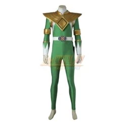 Green Ranger Cosplay Costume Mighty Morphin Power Rangers Tommy Oliver Green Suit -Simcosplay Outlet Store green ranger costume 5