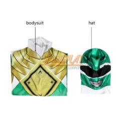 Kids Green Ranger Cosplay Suit Power Rangers Green HQ Printed Spandex Costume -Simcosplay Outlet Store green ranger j19069ca kid 0000 yingwen