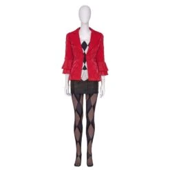 Harley Quinn Gaga Cosplay Costume Joker 2 Cosplay Edition -Simcosplay Outlet Store harley quinn gaga cosplay costume joker 2 cosplay edition2 0