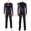 Hawkeye Clint Barton S1 Cosplay Costumes Purple Suit Ver.2