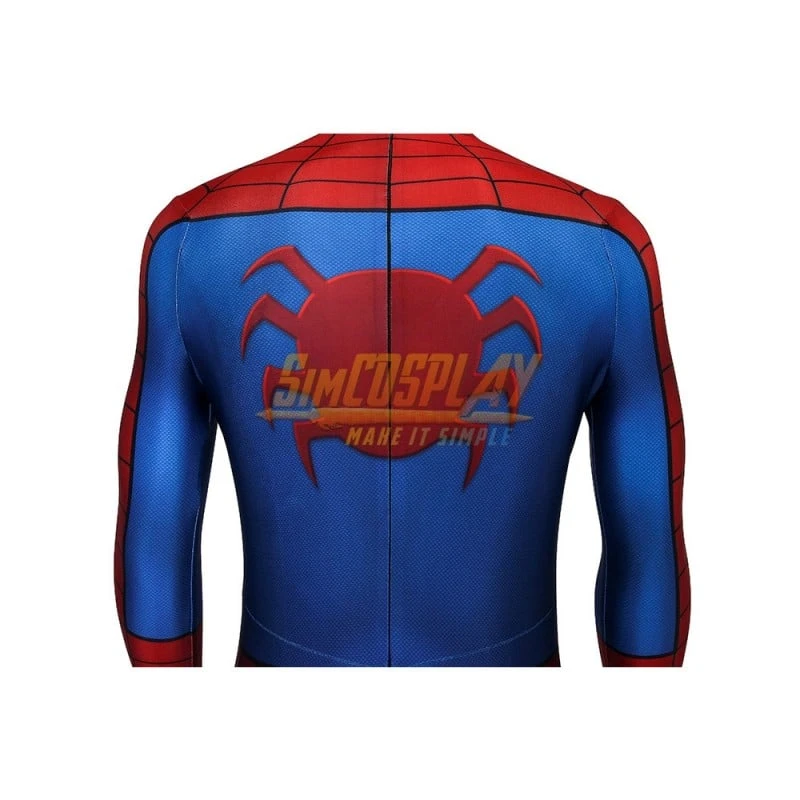 Spider-man Cosplay Costume PS4 Game Classic Suit Repaired Version 3 Spider-man Cosplay Costume PS4 Game Classic Suit Repaired Version - Image 3