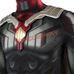 Avengers Vision Cosplay Costume Jumpsuit And Cloak Infinity War Edition -Simcosplay Outlet Store img 0313