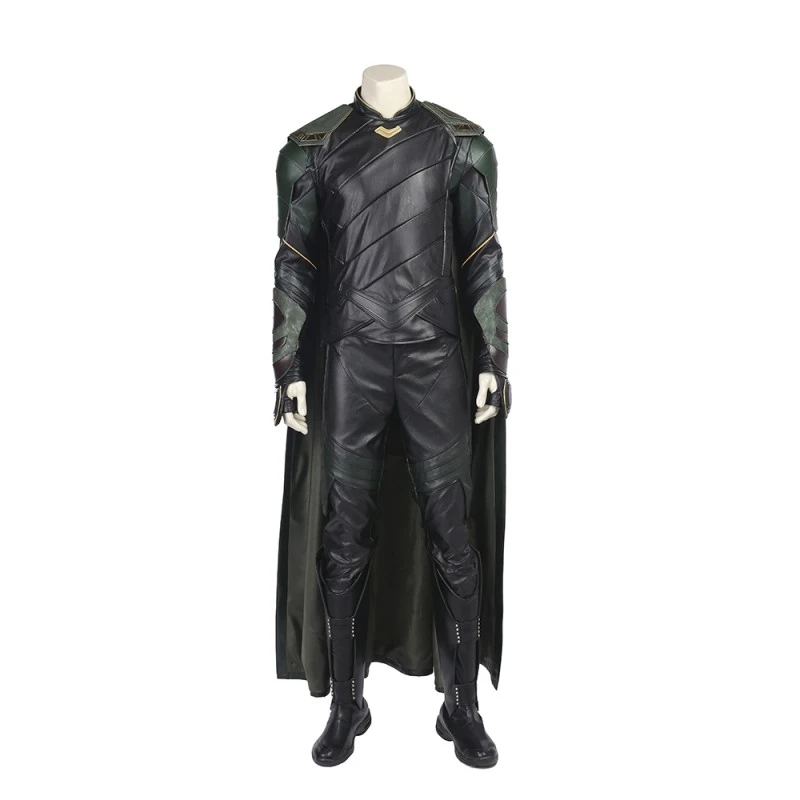 Loki Outfit Thor Ragnarok Cosplay Costume Top Level 4 Loki Outfit Thor Ragnarok Cosplay Costume Top Level - Image 4