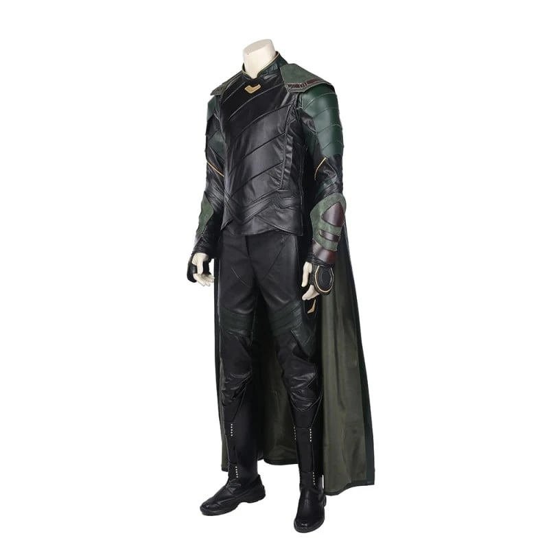 Loki Outfit Thor Ragnarok Cosplay Costume Top Level 6 Loki Outfit Thor Ragnarok Cosplay Costume Top Level - Image 6
