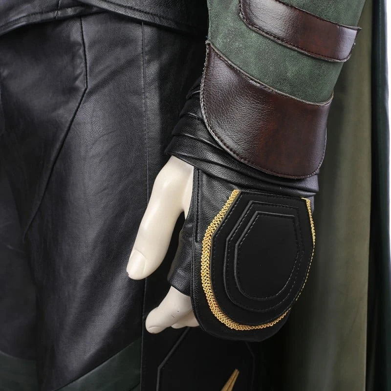 Loki Outfit Thor Ragnarok Cosplay Costume Top Level 10 Loki Outfit Thor Ragnarok Cosplay Costume Top Level - Image 10