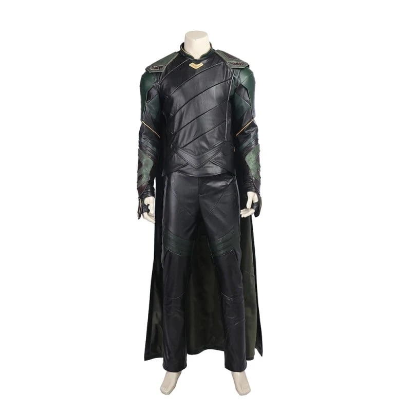 Loki Outfit Thor Ragnarok Cosplay Costume Top Level 11 Loki Outfit Thor Ragnarok Cosplay Costume Top Level - Image 11