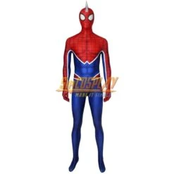 Punk-Rock Spidey Cosplay Costume Hobart Brown Spider-Man Suit Ver.2 -Simcosplay Outlet Store j19011aa8
