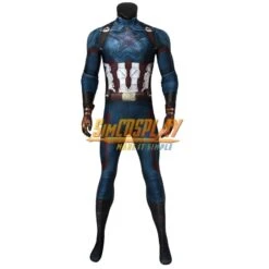 Captain America Cosplay Suit Battlefield Damaged Bodysuit Infinity War Edition -Simcosplay Outlet Store j19024aa15