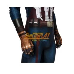 Captain America Cosplay Suit Battlefield Damaged Bodysuit Infinity War Edition -Simcosplay Outlet Store j19024aa4