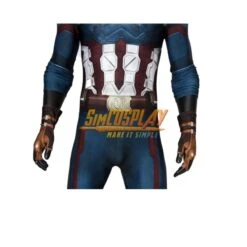 Captain America Cosplay Suit Battlefield Damaged Bodysuit Infinity War Edition -Simcosplay Outlet Store j19024aa9