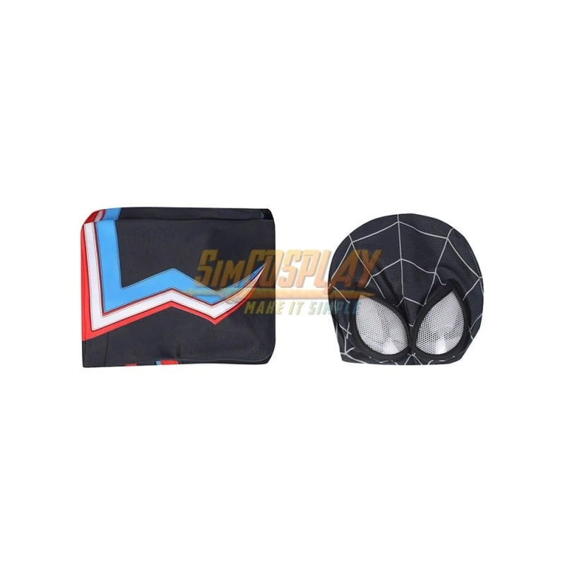 Miles Morales 2099 Suit Spiderman Miles Morales PS5 Cosplay Costume 11 Miles Morales 2099 Suit Spiderman Miles Morales PS5 Cosplay Costume - Image 11