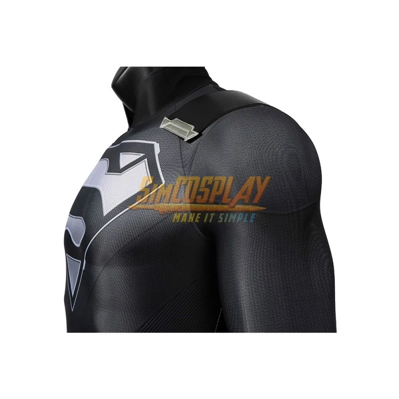 Super Hero Clark Black Suit Spandex Halloween Cosplay Costume Ver.2 15 Super Hero Clark Black Suit Spandex Halloween Cosplay Costume Ver.2 - Image 15