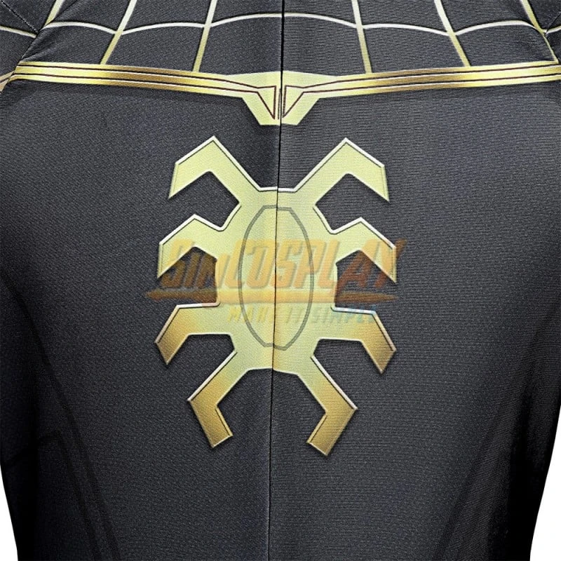 Kids Spider-man No Way Home Black Gold Cosplay Suit Ver.1 9 Kids Spider-man No Way Home Black Gold Cosplay Suit Ver.1 - Image 9