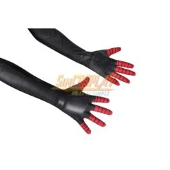 Kids Spider Man Miles Morales Cosplay Suit Black Spider Suit PS5 For Children -Simcosplay Outlet Store j21038aa kid 0007 021a6051