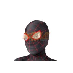 Kids Spider Man Miles Morales Cosplay Suit Black Spider Suit PS5 For Children -Simcosplay Outlet Store j21038aa kid 0008 021a6044