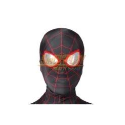 Kids Spider Man Miles Morales Cosplay Suit Black Spider Suit PS5 For Children -Simcosplay Outlet Store j21038aa kid 0009 021a6043