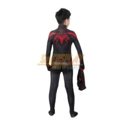 Kids Spider Man Miles Morales Cosplay Suit Black Spider Suit PS5 For Children -Simcosplay Outlet Store j21038aa kid 0010 5