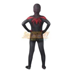 Kids Spider Man Miles Morales Cosplay Suit Black Spider Suit PS5 For Children -Simcosplay Outlet Store j21038aa kid 0012 3