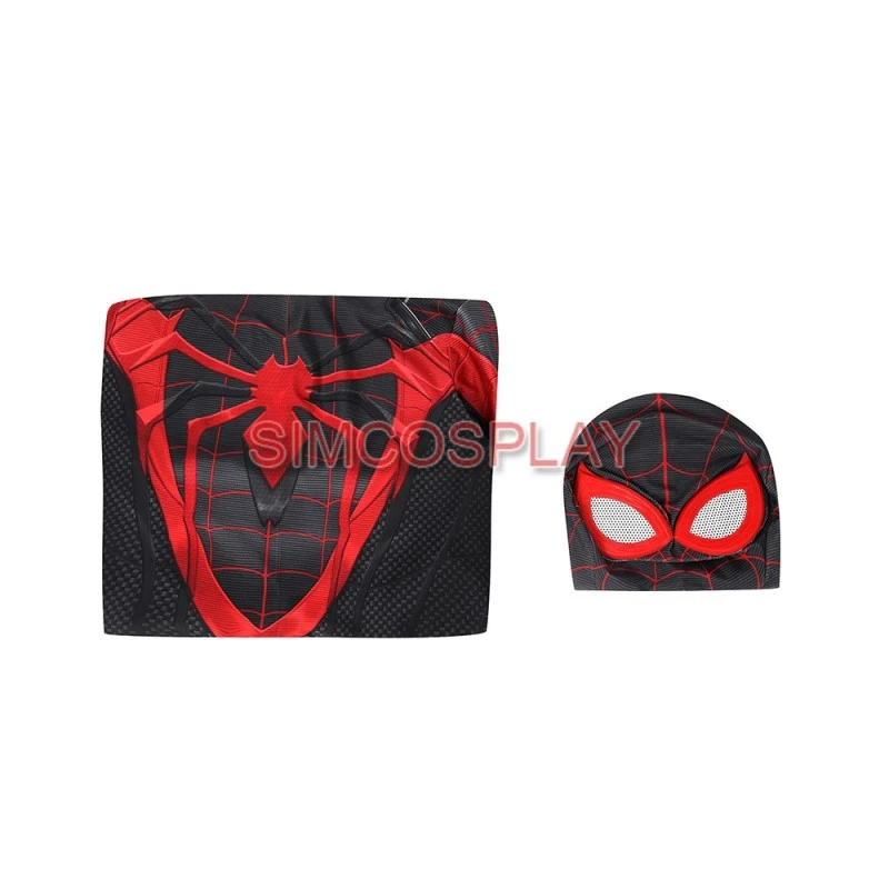 Spider-Man Miles Morales Cosplay Suit Black Spider Suit PS5 Edition 8 Spider-Man Miles Morales Cosplay Suit Black Spider Suit PS5 Edition - Image 8