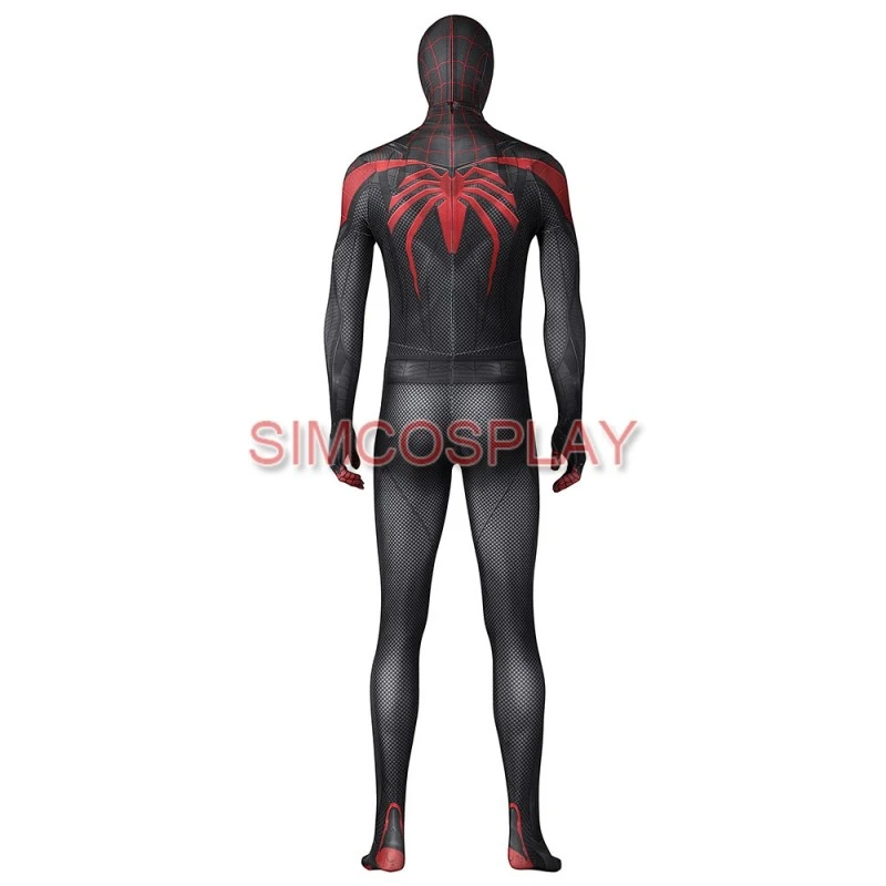 Spider-Man Miles Morales Cosplay Suit Black Spider Suit PS5 Edition 2 Spider-Man Miles Morales Cosplay Suit Black Spider Suit PS5 Edition - Image 2