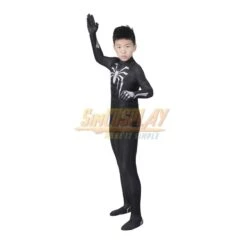 Kids Spiderman Symbiote Black Cosplay Suit Miles Morales PS5 Edition -Simcosplay Outlet Store j21039ba kid 0009 021a5930