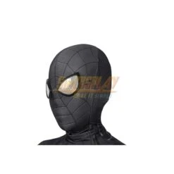 Kids Spiderman Symbiote Black Cosplay Suit Miles Morales PS5 Edition -Simcosplay Outlet Store j21039ba kid 0010 021a5928