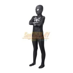 Kids Spiderman Symbiote Black Cosplay Suit Miles Morales PS5 Edition -Simcosplay Outlet Store j21039ba kid 0013 021a5925