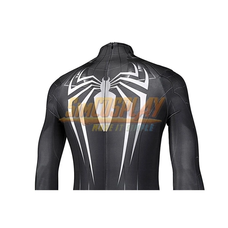Spiderman Symbiote Black Cosplay Suit Spider Man Miles Morales PS5 Edition 12 Spiderman Symbiote Black Cosplay Suit Spider Man Miles Morales PS5 Edition - Image 12