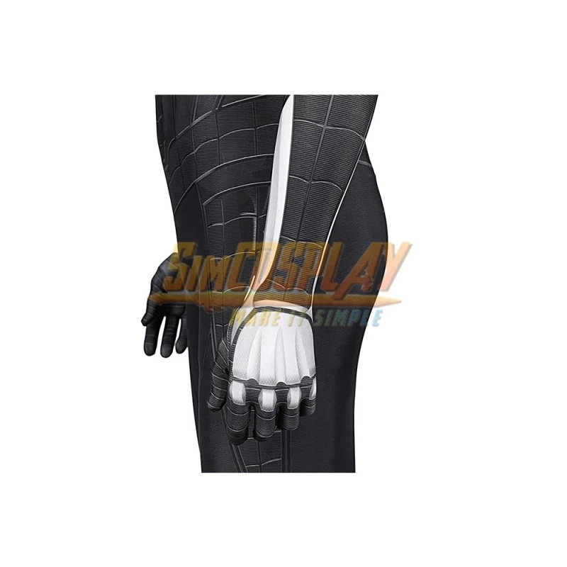 Spiderman Symbiote Black Cosplay Suit Spider Man Miles Morales PS5 Edition 16 Spiderman Symbiote Black Cosplay Suit Spider Man Miles Morales PS5 Edition - Image 16