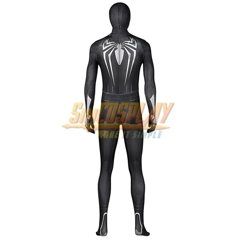 Spiderman Symbiote Black Cosplay Suit Spider Man Miles Morales PS5 Edition 2 Spiderman Symbiote Black Cosplay Suit Spider Man Miles Morales PS5 Edition - Image 2