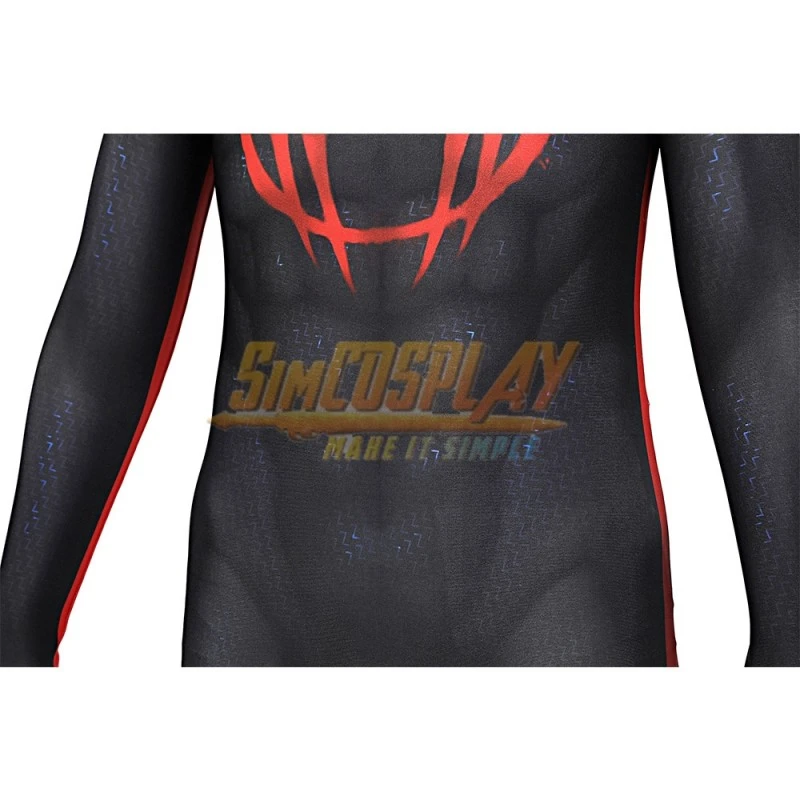 Kids Across The Spider-Verse Miles Morales Cosplay Suit Halloween Children Costumes 11 Kids Across The Spider-Verse Miles Morales Cosplay Suit Halloween Children Costumes - Image 11