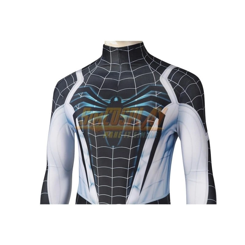 Spiderman Negative Suit Cosplay Costume PS5 Edition 11 Spiderman Negative Suit Cosplay Costume PS5 Edition - Image 11