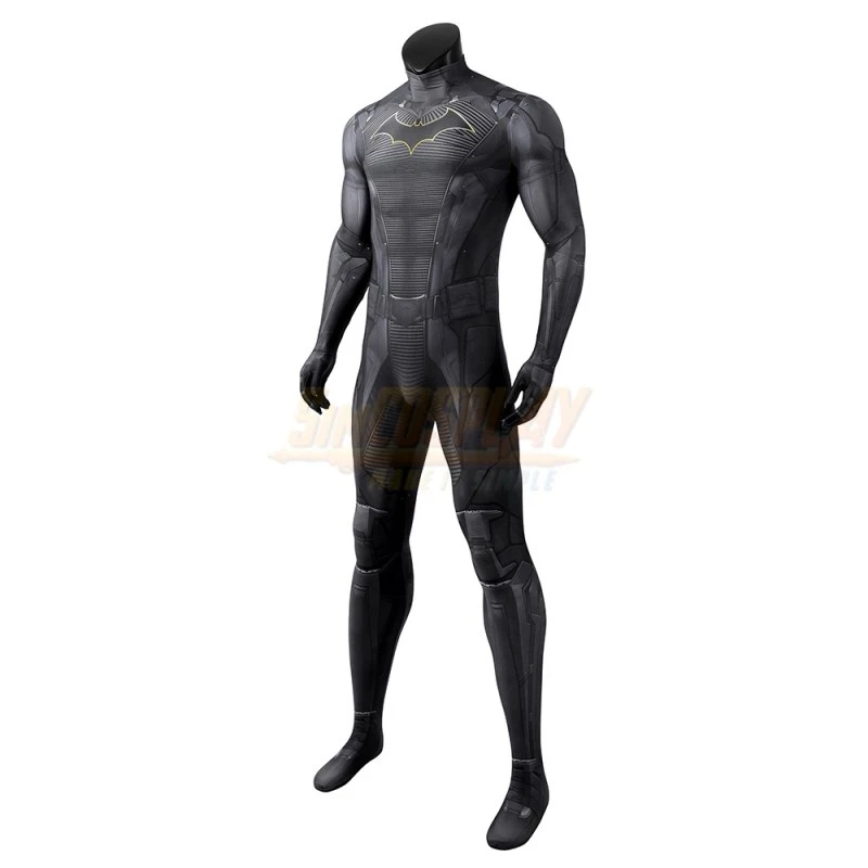 Gotham Knights Bruce Wayne Printed Cosplay Costume With Cape 8 Gotham Knights Bruce Wayne Printed Cosplay Costume With Cape - Image 8
