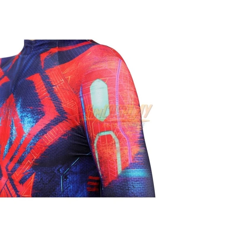 Kids Spider-Man 2099 Miguel O'Hara Cosplay Costume 12 Kids Spider-Man 2099 Miguel O'Hara Cosplay Costume - Image 12