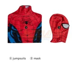 Kids Halloween Spiderman Vintage Comic Book Cosplay Suit -Simcosplay Outlet Store j23016ha kid 0000