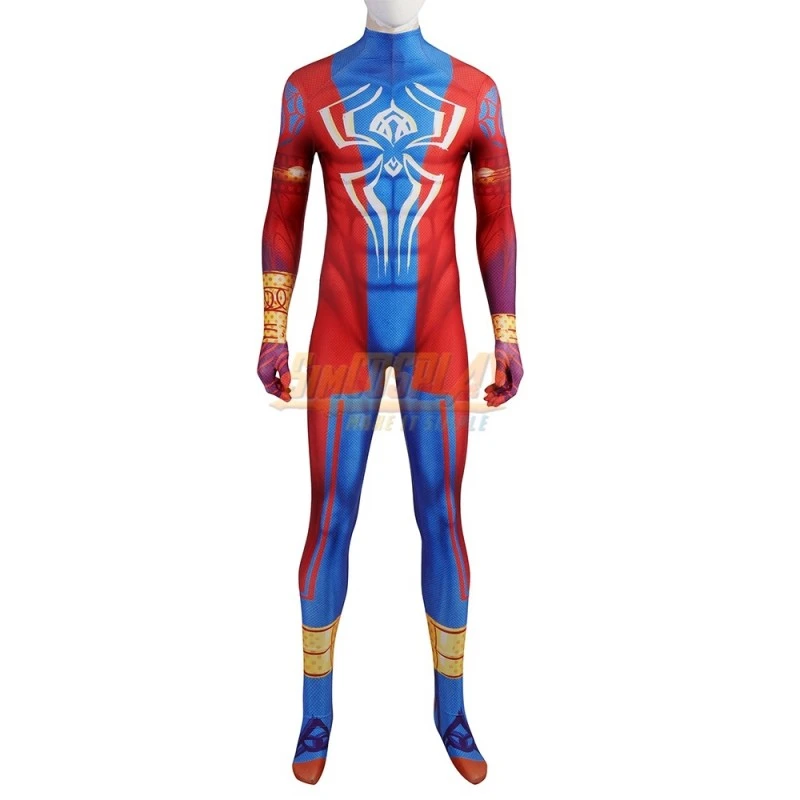 Spider Man India Pavitr Prabhakar Printed Cosplay Costume Suit 8 Spider Man India Pavitr Prabhakar Printed Cosplay Costume Suit - Image 8