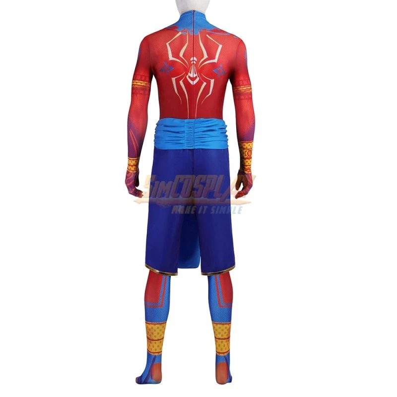 Spider Man India Pavitr Prabhakar Printed Cosplay Costume Suit 5 Spider Man India Pavitr Prabhakar Printed Cosplay Costume Suit - Image 5