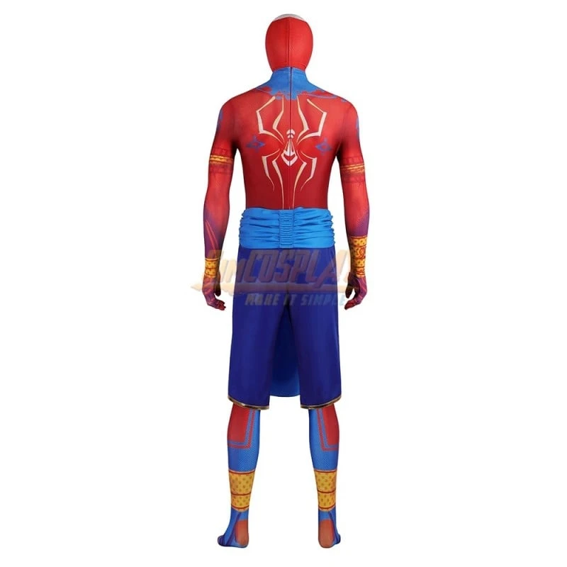 Spider Man India Pavitr Prabhakar Printed Cosplay Costume Suit 3 Spider Man India Pavitr Prabhakar Printed Cosplay Costume Suit - Image 3