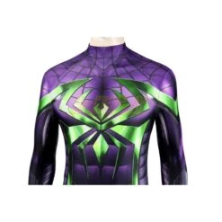 Spider Man Miles Morales Purple Reign Suit HD Printed Cosplay Costume -Simcosplay Outlet Store j23029ga 0009 021a9650